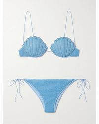 Oséree - Lumière Shell Lurex Bikini - Lyst