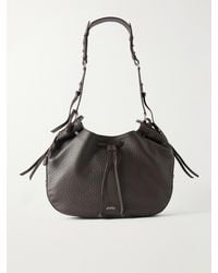Isabel Marant - Bolton Tasseled Textured-Leather Shoulder Bag - Lyst