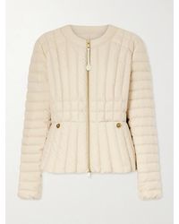 Moncler - Menthe Appliquéd Padded Quilted Shell Down Jacket - Lyst
