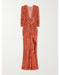 Johanna Ortiz - Sensory Tapestry Printed Recycled Georgette Coverup - Lyst