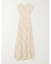 Ulla Johnson - Annalisa Crocheted Cotton Maxi Dress - Lyst