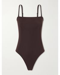 Alaïa - Stretch-Jersey Swimsuit - Lyst