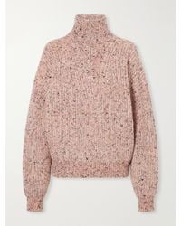 Isabel Marant - Anita Ribbed Half-Zip Sweater - Lyst