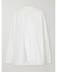 Ruohan - Kael Asymmetrical Cotton-Poplin Shirt - Lyst