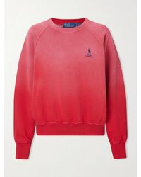 Polo Ralph Lauren - Sweat En Jersey De Coton Mélangé À Broderie - Lyst