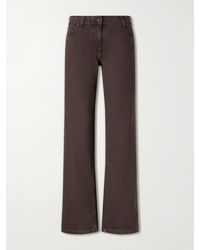 Magda Butrym - Mid-Rise Straight-Leg Jeans - Lyst