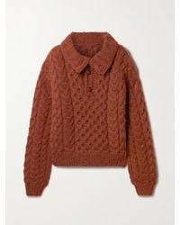 Doen - Nuage Cable-Knit Alpaca And Merino Wool-Blend Sweater - Lyst