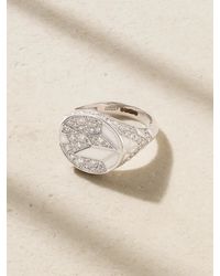 L'Atelier Nawbar - The Fragments 18-Karat, Diamond And Enamel Ring - Lyst