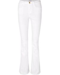 FRAME Le High Flare Jeans - Weiß