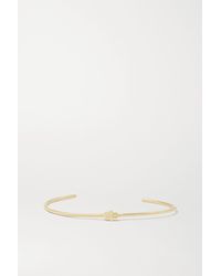 Damen Schmuck Armbänder Jennifer Meyer Mini Hamsa Armspange Aus 18 Karat Gold Mit Diamant in Mettallic 