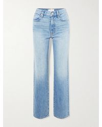 SLVRLAKE Denim - Kendra High-Rise Straight-Leg Jeans - Lyst