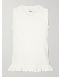 McQueen - Knitted Jersey Tank - Lyst