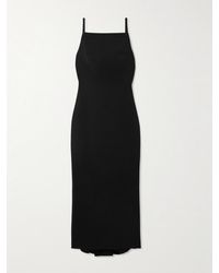 Givenchy - Draped Detail Midi Dress With Fitted Silhouette - Lyst