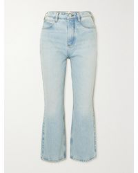 FRAME - Jean Bootcut Raccourci Taille Haute Effet Vieilli Le High 'N' Tight - Lyst