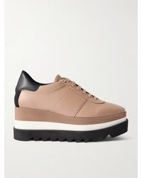 Stella McCartney - Sneak-Elyse Vegan Platform Sneakers - Lyst