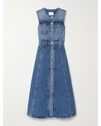 Citizens of Humanity - Robe-Chemise Midi En Jean De Coton Biologique Idalene - Lyst