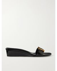 KHAITE - Manhattan Buckled Leather Sandals - Lyst