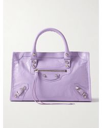 Balenciaga - Le City Kleine Tote Aus Strukturiertem Leder Mit Verzierungen - Lyst