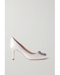 Manolo Blahnik Hangisi Shoes for Women - Up to 64% off | Lyst