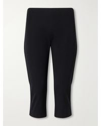 St. Agni - Cotton-Twill Skinny-Leg Capri Pants - Lyst