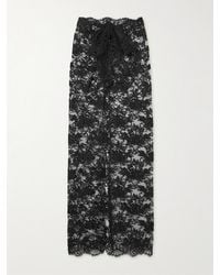 Dolce & Gabbana - Langer Rock Aus Chantilly-Spitze - Lyst