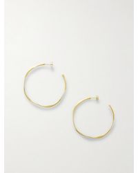 YSSO - Amazon-Plated Hoop Earrings - Lyst