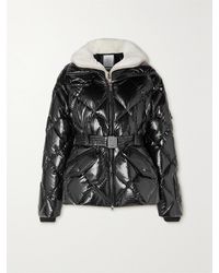 Bogner - Amara-Ld Belted Quilted Glossed-Ripstop Down Ski Jacket - Lyst