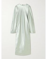 Calvin Klein - Alba Midikleid Aus Duchesse-Satin - Lyst