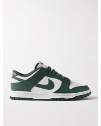 Nike - Spartan Green Leder Sneakers - Lyst