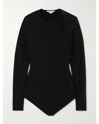 Stella McCartney - Miracle Stretch-Knit And Cotton-Blend Bodysuit - Lyst