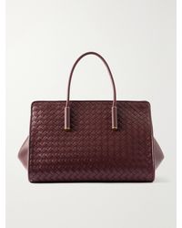 Bottega Veneta - Barbara Intrecciato Leather Shoulder Bag - Lyst