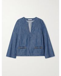 Zimmermann - Wylie Braided Denim Tunic - Lyst