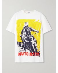 Loewe - T-Shirt Aus Jersey Aus Einer Baumwollmischung Mit Print - Lyst