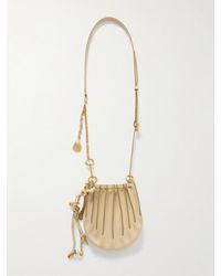 Chloé - Sea Treasures Schultertasche Aus Leder Mit Falten Und Verzierungen - Lyst