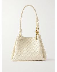 Bottega Veneta - Parachute Small Intrecciato Leather Shoulder Bag - Lyst