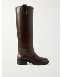 Aeyde - Henry Leather Knee Boots - Lyst