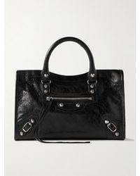 Balenciaga - Sac À Main En Cuir Texturé À Ornements Le City Small - Lyst