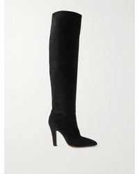 Paris Texas - Elsa Suede Knee Boots - Lyst