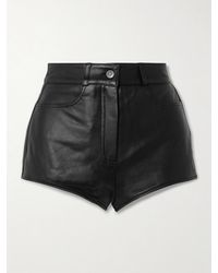 Frankie Shop - Loen Shorts Aus Leder - Lyst