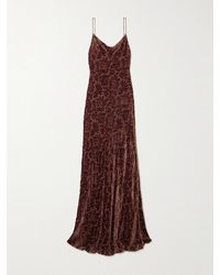 Veronica Beard - Jolynn Maxikleid Aus Devoré-Samt - Lyst