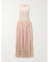 Ulla Johnson - Orla Crochet And Tulle Gown - Lyst