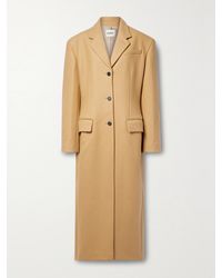 KHAITE - Bontin Wool-Blend Felt Coat - Lyst