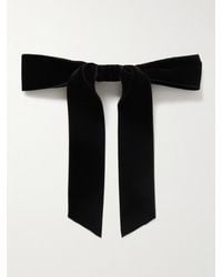 Jennifer Behr - Adley Velvet Bow Hair Clip - Lyst