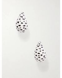 Bottega Veneta - Sterling, Resin And Enamel Earrings - Lyst