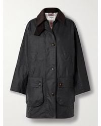 Barbour - Veste En Coton Ciré À Finition En Velours Côtelé Loren The Edit X Alexa Chung - Lyst