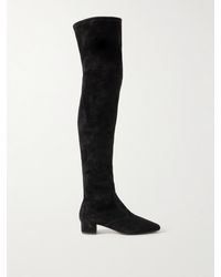 Aquazzura - Remi 35 Suede Over-The-Knee Boots - Lyst