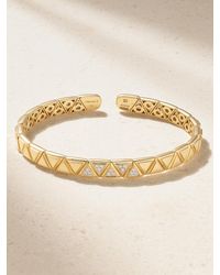 Marina B - Triangolini 18-Karat Diamond Bangle - Lyst