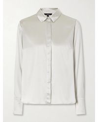 The Park - Bonnie Silk-Blend Shirt - Lyst