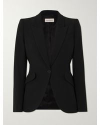 McQueen - Crepe Blazer - Lyst