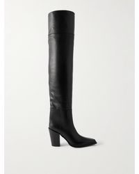 Jimmy Choo - Cece 80 Leather Over-The-Knee Boots - Lyst